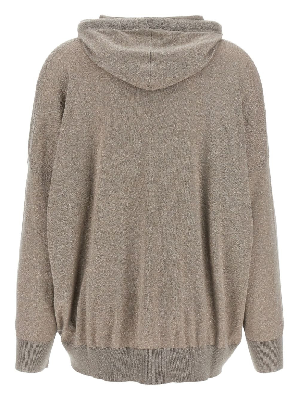 Brunello Cucinelli Women Wool And Silk Blend Hoodie - 2