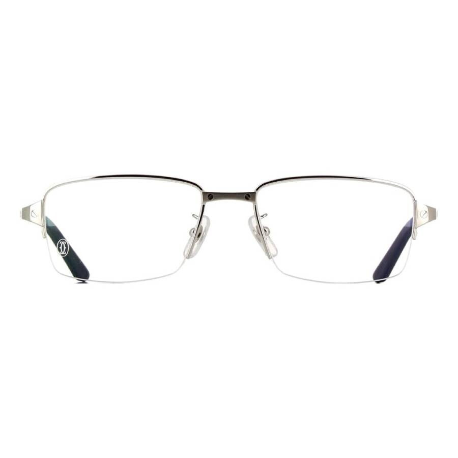 Cartier Santos de Cartier Demo Rectangular Men's Eyeglasses CT0443OA 002 54 - 1