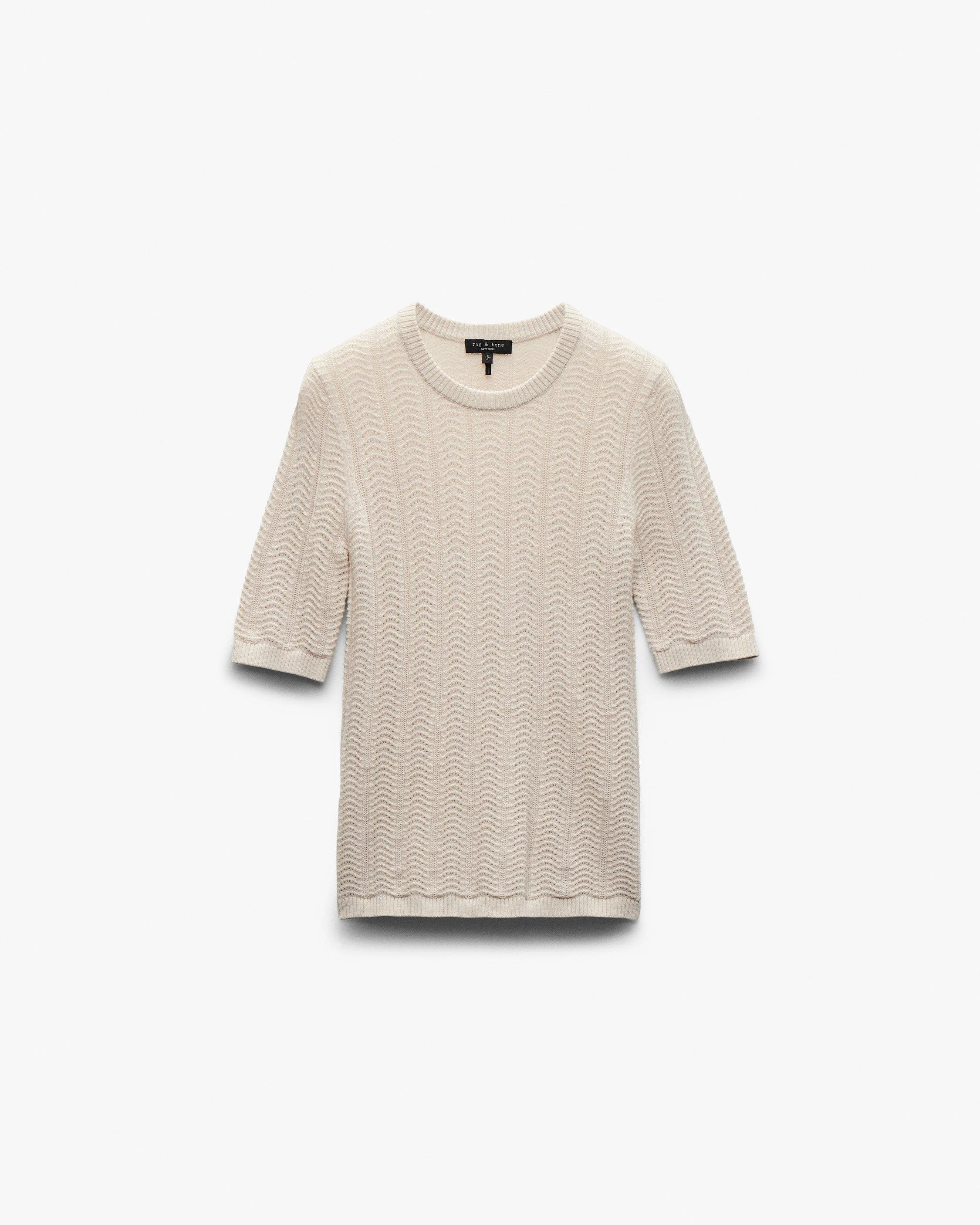 Francesca Merino Wool Tee - 1