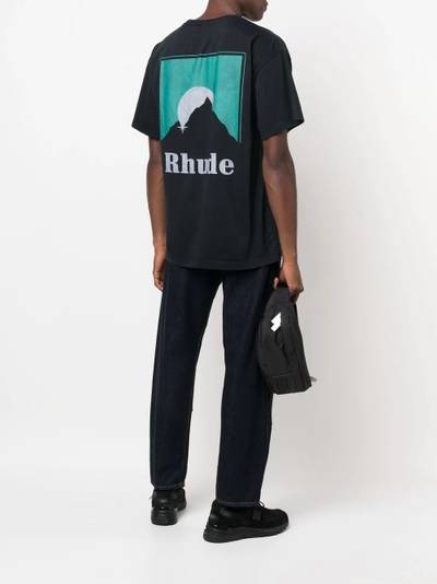 Rhude graphic logo T-shirt outlook