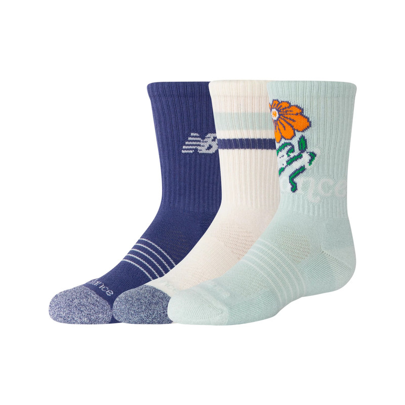 Unisex Youth Active Graphic Crew Socks 3 Pack 1