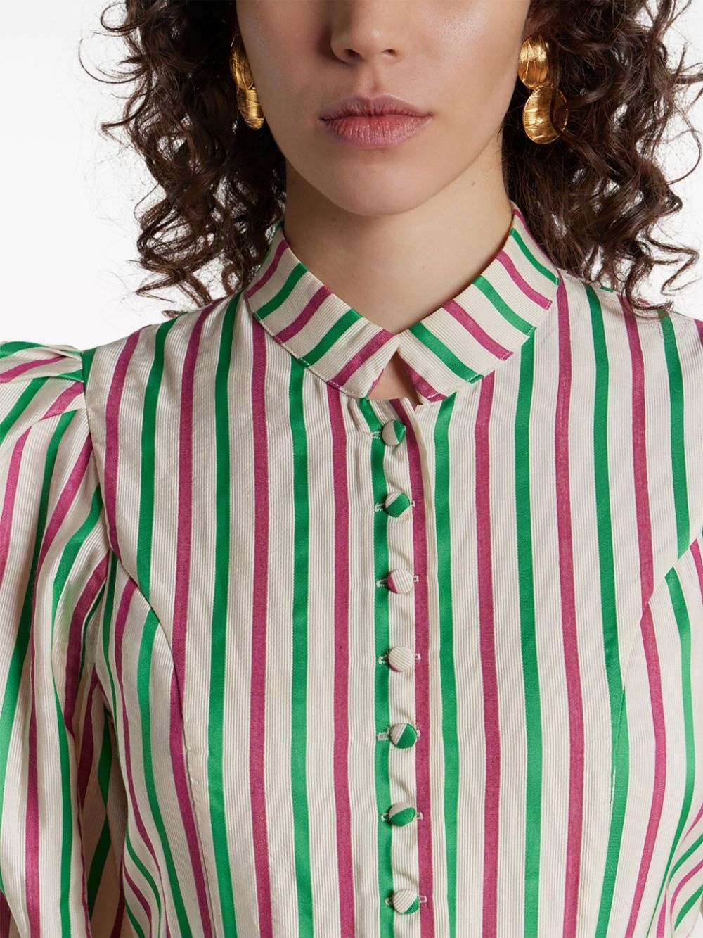 Amoako stripe-print dress - 4