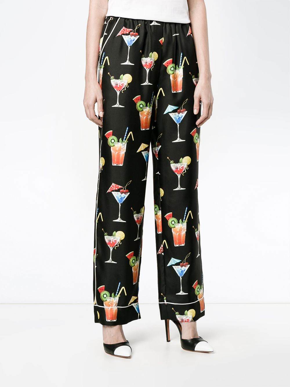 cocktail print pyjama trousers - 3