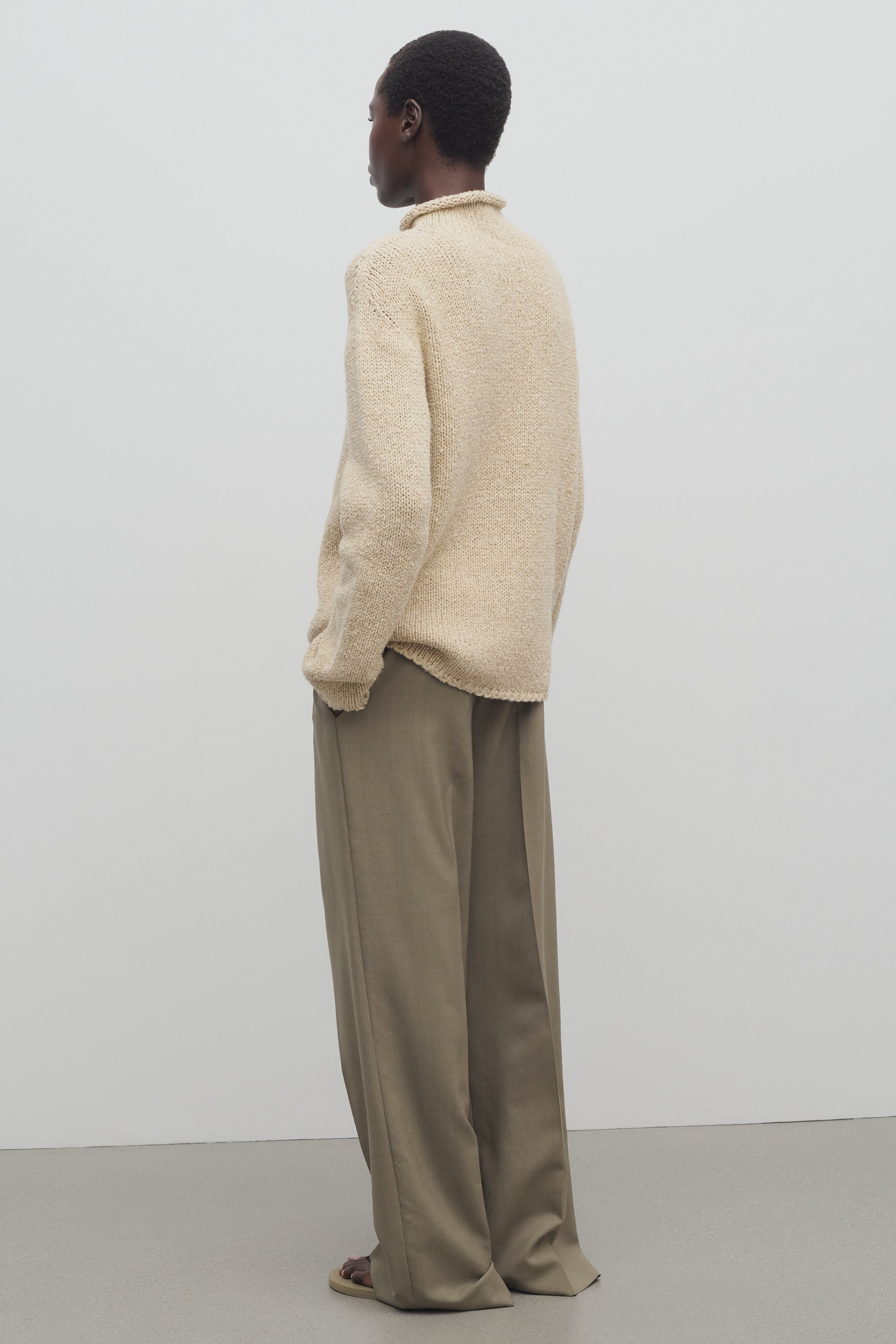 Bogat Pant in Wool and Mohair - 5