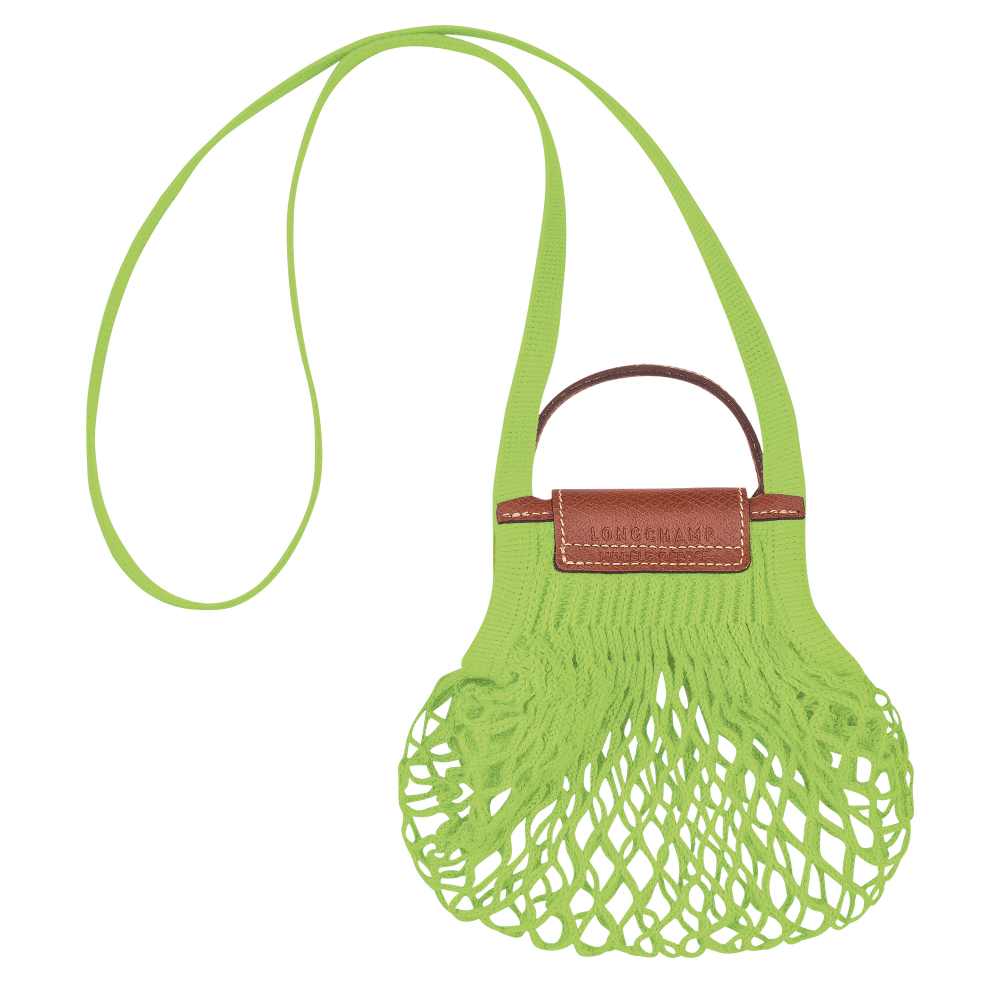 Le Pliage Filet XS Mesh bag Green Light - Canvas - 4