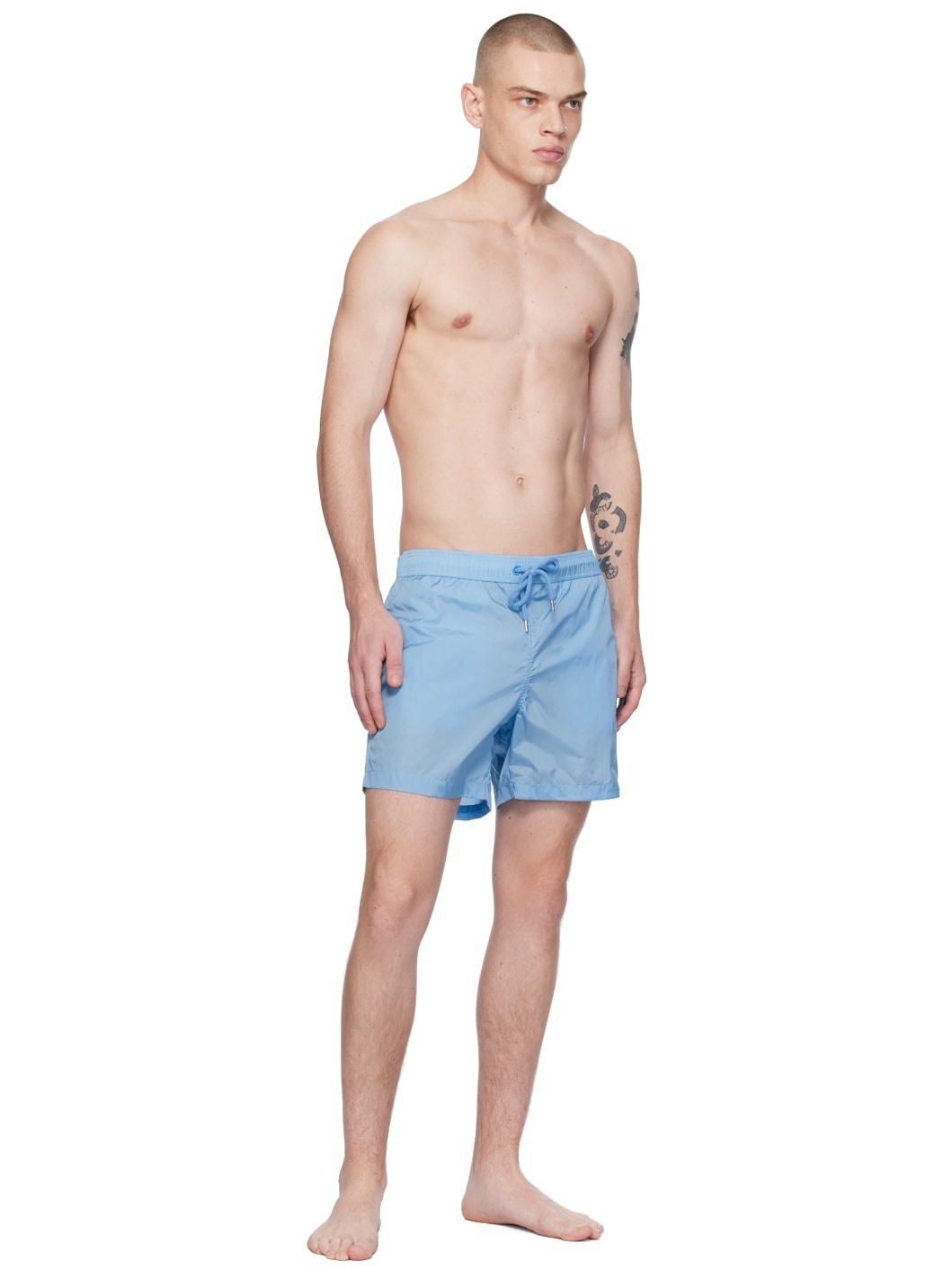 Blue Patch Swim Shorts - 5