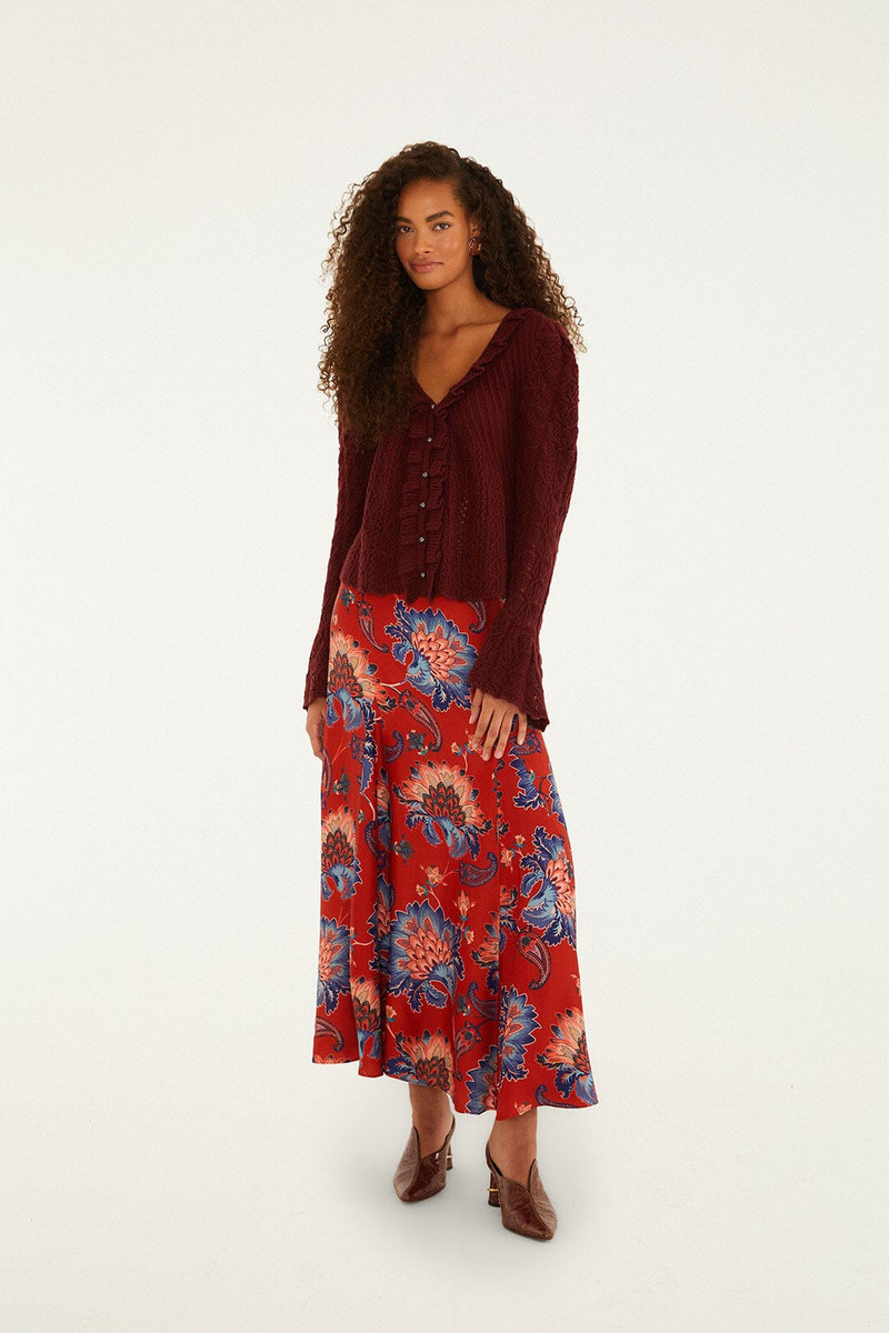 Red Luang Lenzing™ Maxi Skirt 1