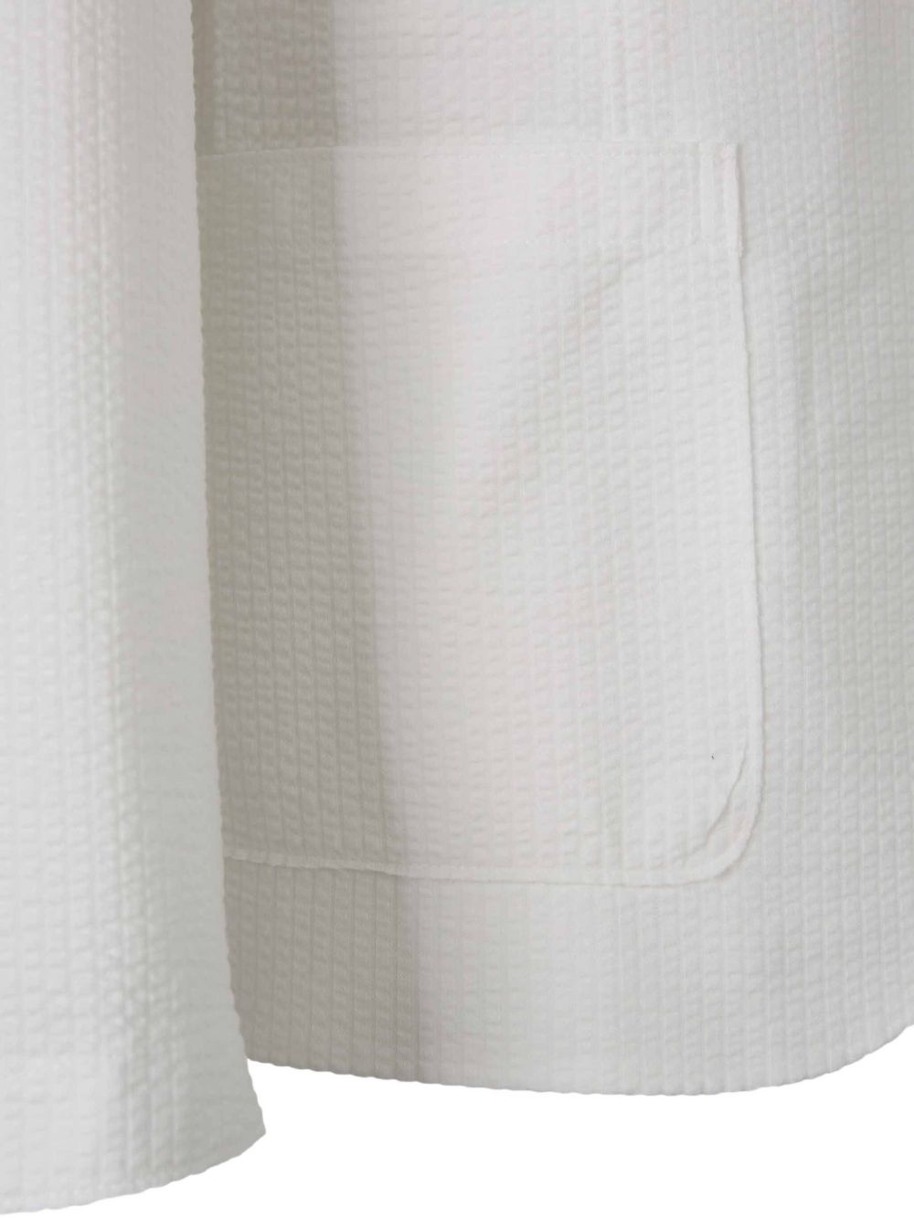 textured single-breasted blazer - 4