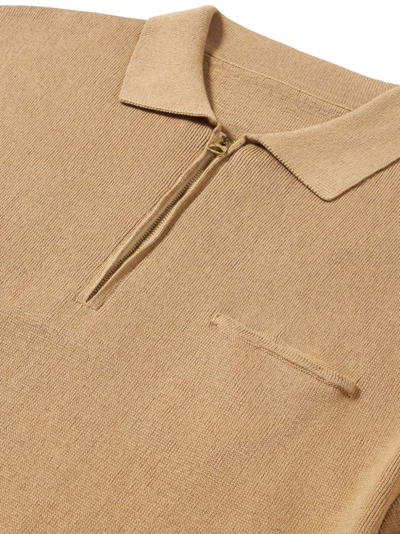 Laight zip front-pocket polo shirt 3