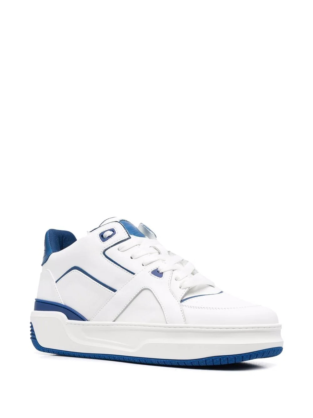 contrast-trim sneakers - 2
