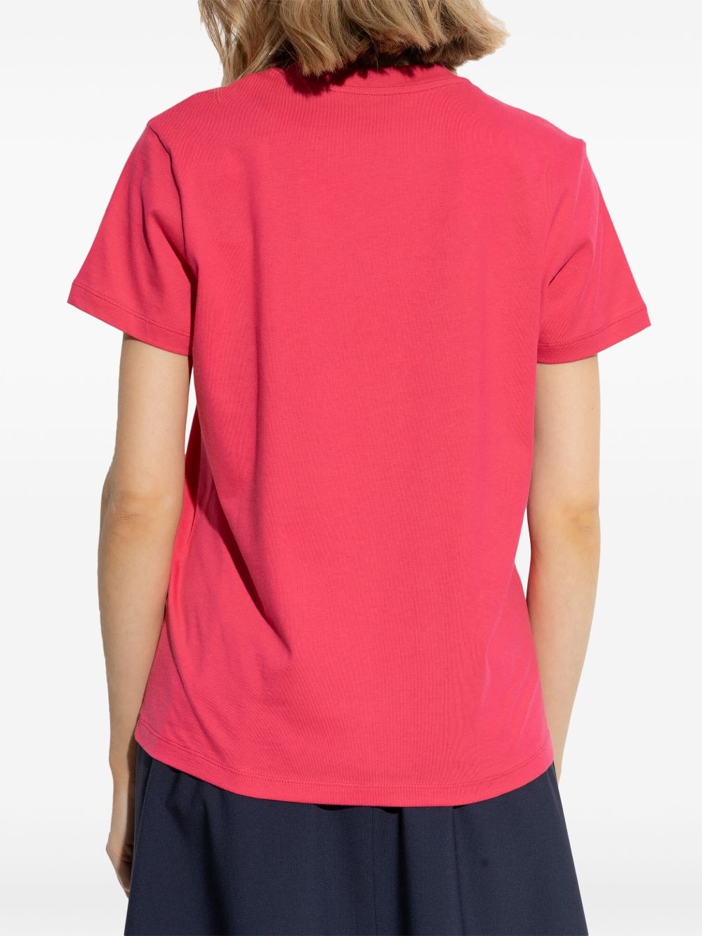 logo-embroidered T-shirt - 4