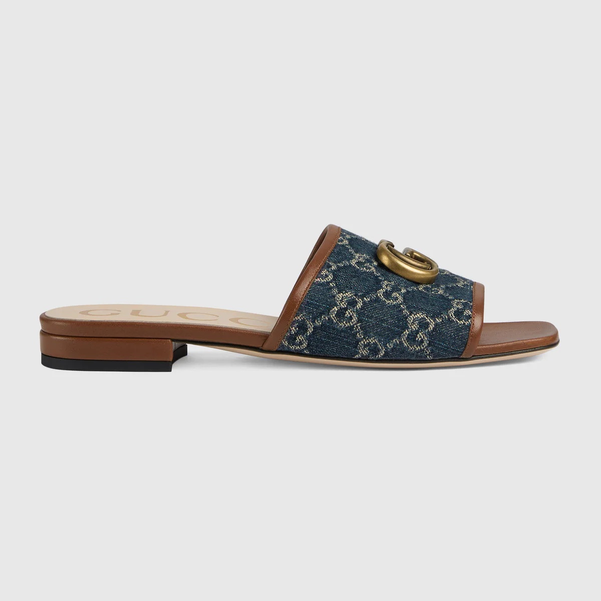 Women's slide sandal with Double G - 1