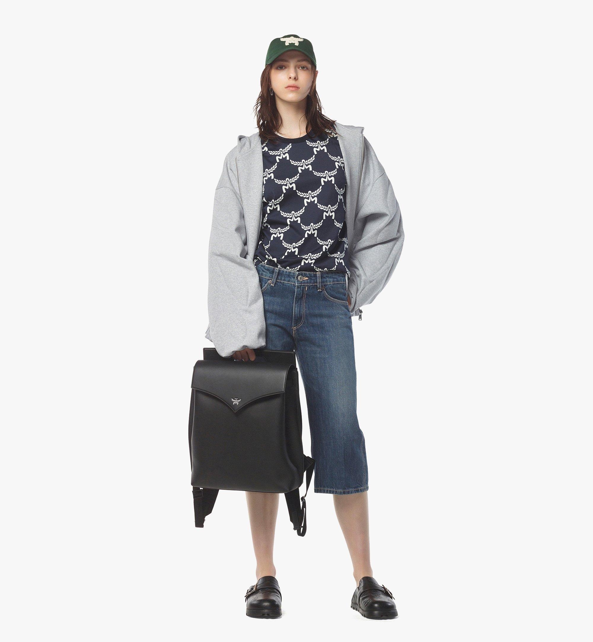 Diamond Backpack in Embossed Leather - 7