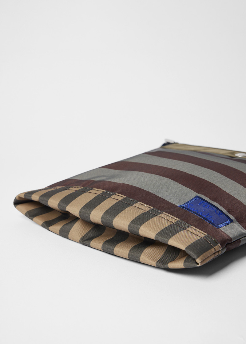 Multistripe Recycled Nylon Musette Bag 4