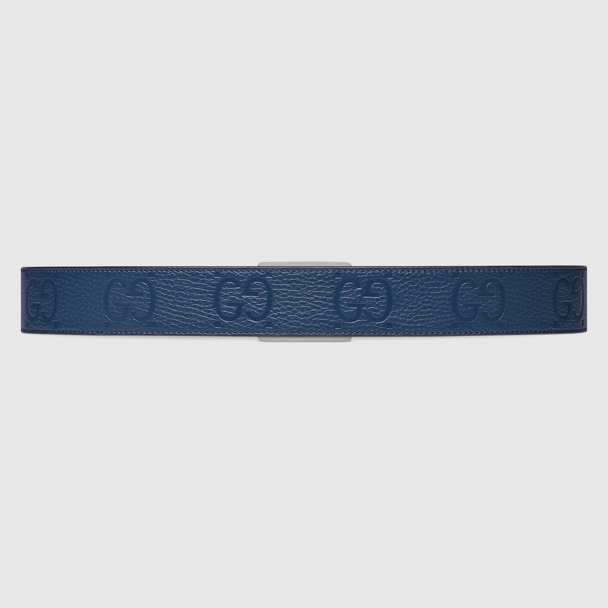 GG rubber-effect leather belt - 4