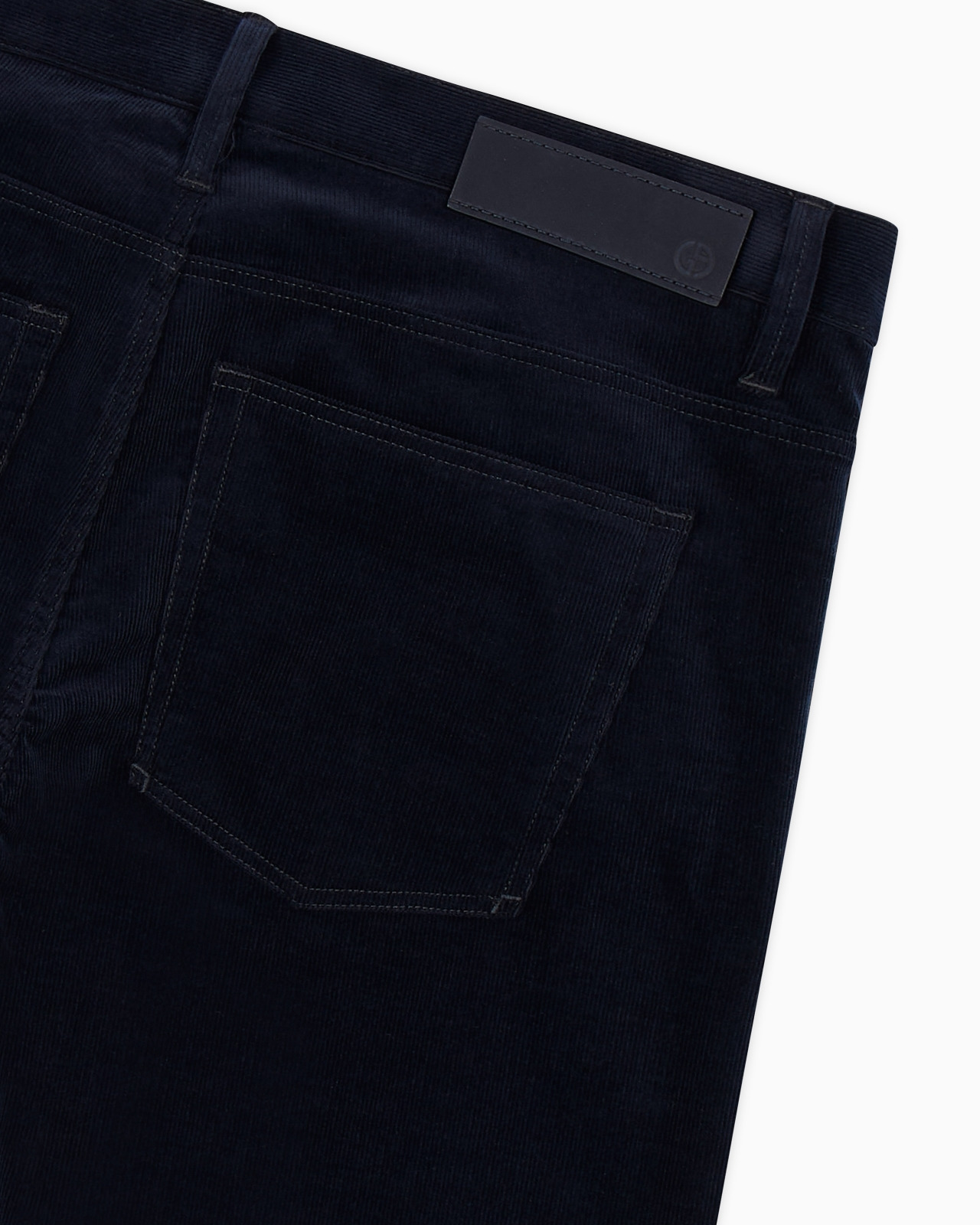 REGULAR-FIT, FIVE-POCKET TROUSERS IN COTTON AND CASHMERE - 6