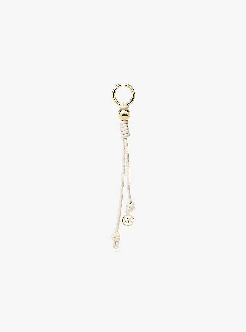 Gold-Tone Knot Bag Charm - 1