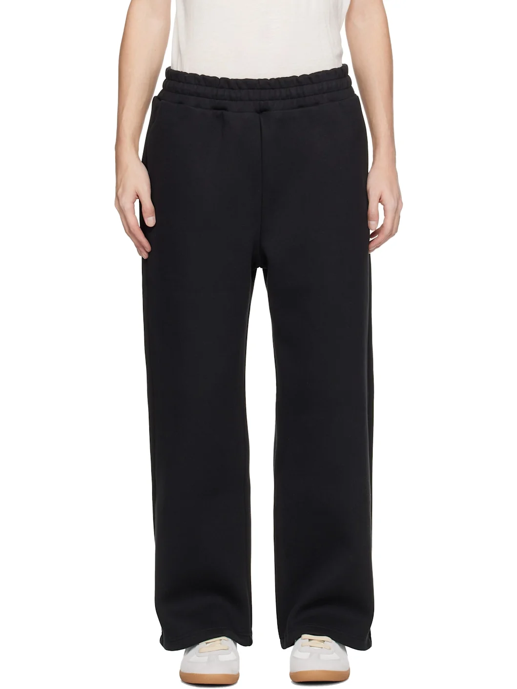 Black V2 Stacks Sweatpants - 1