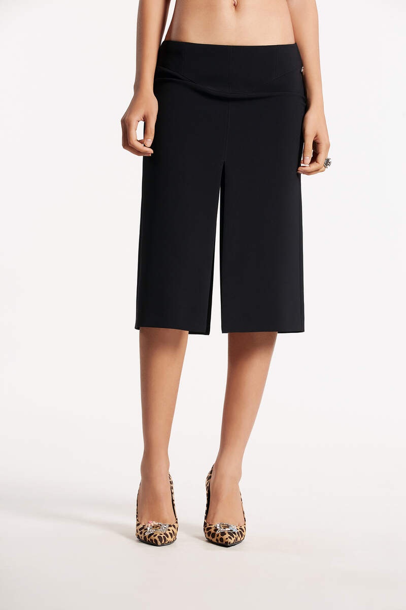 FRONT SPLIT PENCIL SKIRT - 3