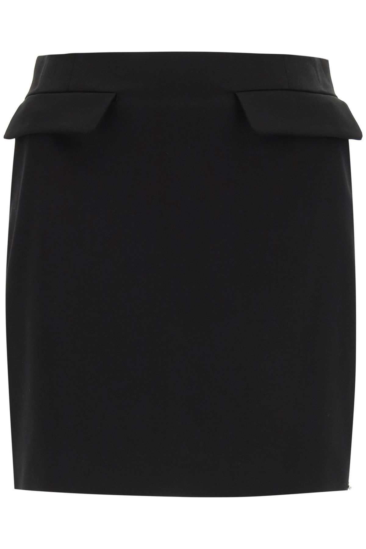 COTTON GABARDINE MINI SKIRT - 1