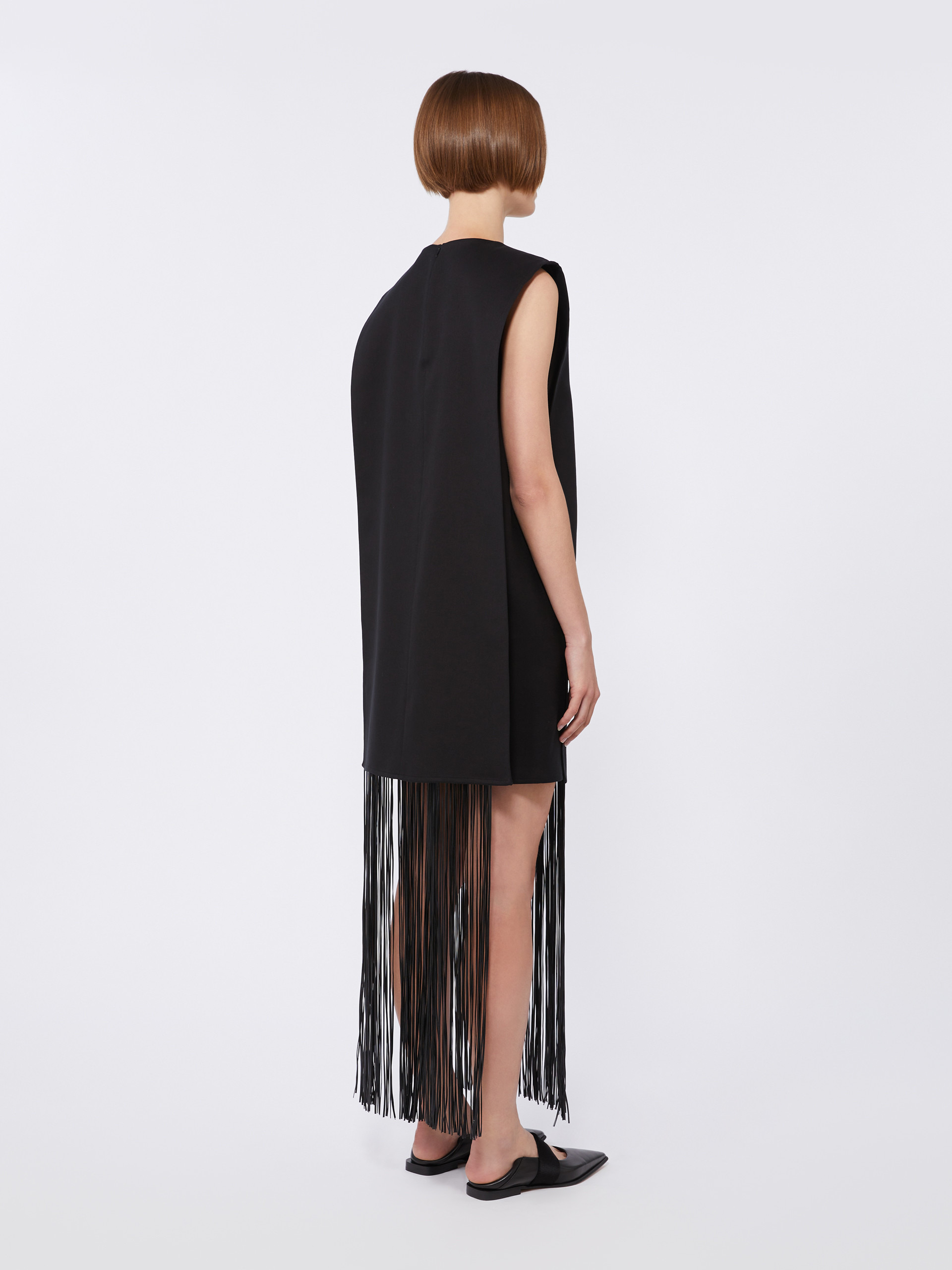FINNICI Fringed crewneck dress - 4