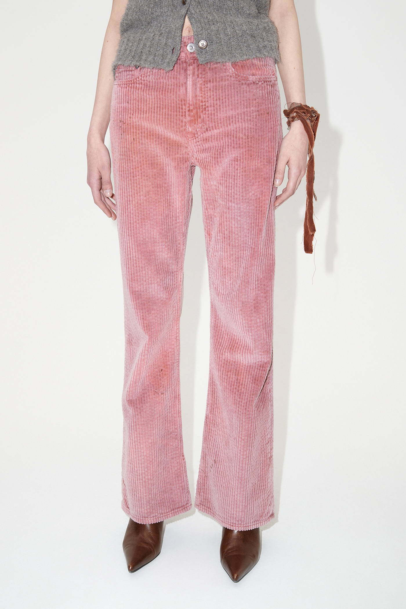 Boot Cut Antique Pink Rustic Cord - 3