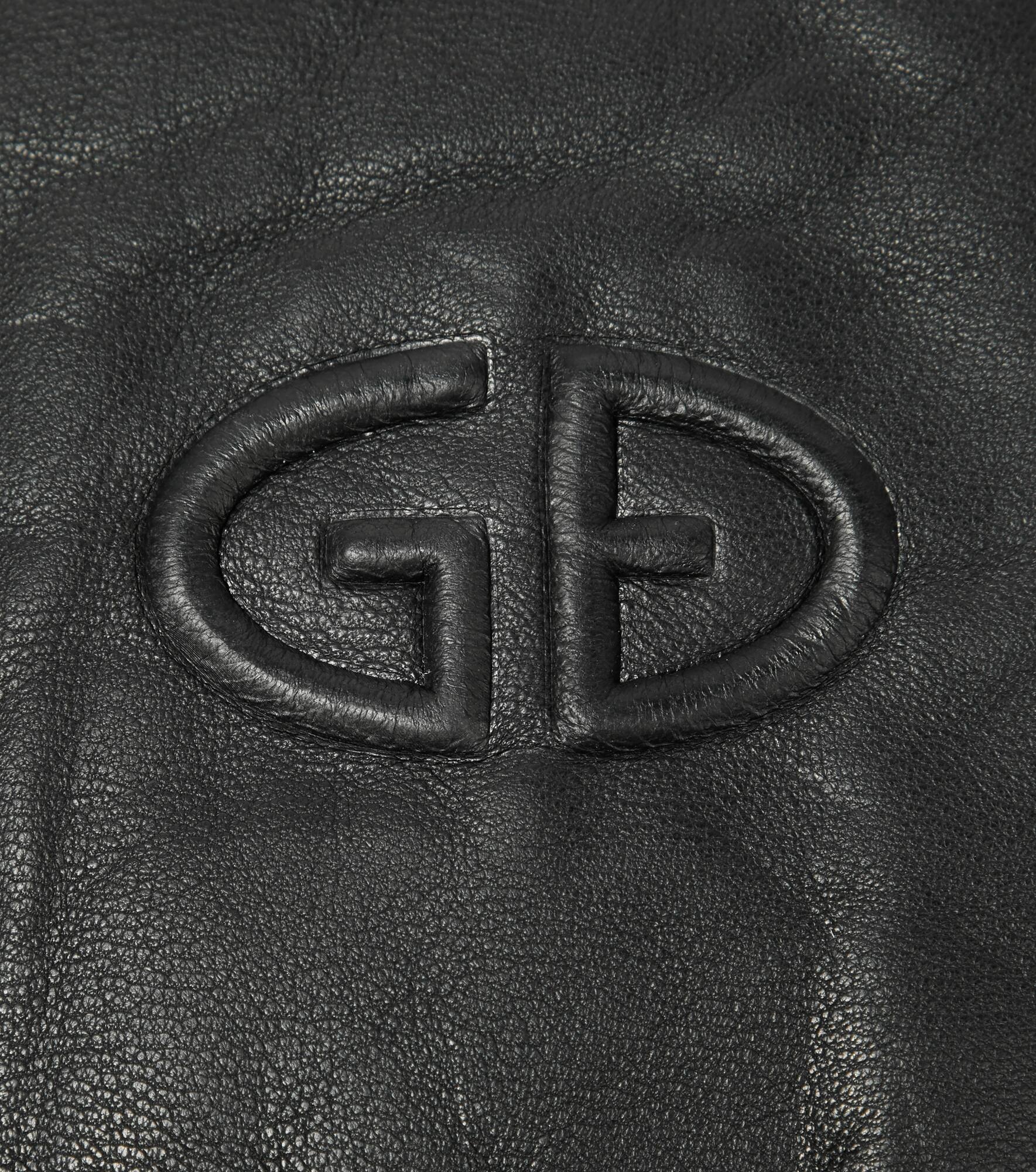Hilja leather ski mittens - 2