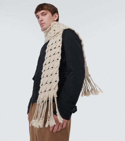 Dries Van Noten Wool and mohair scarf outlook
