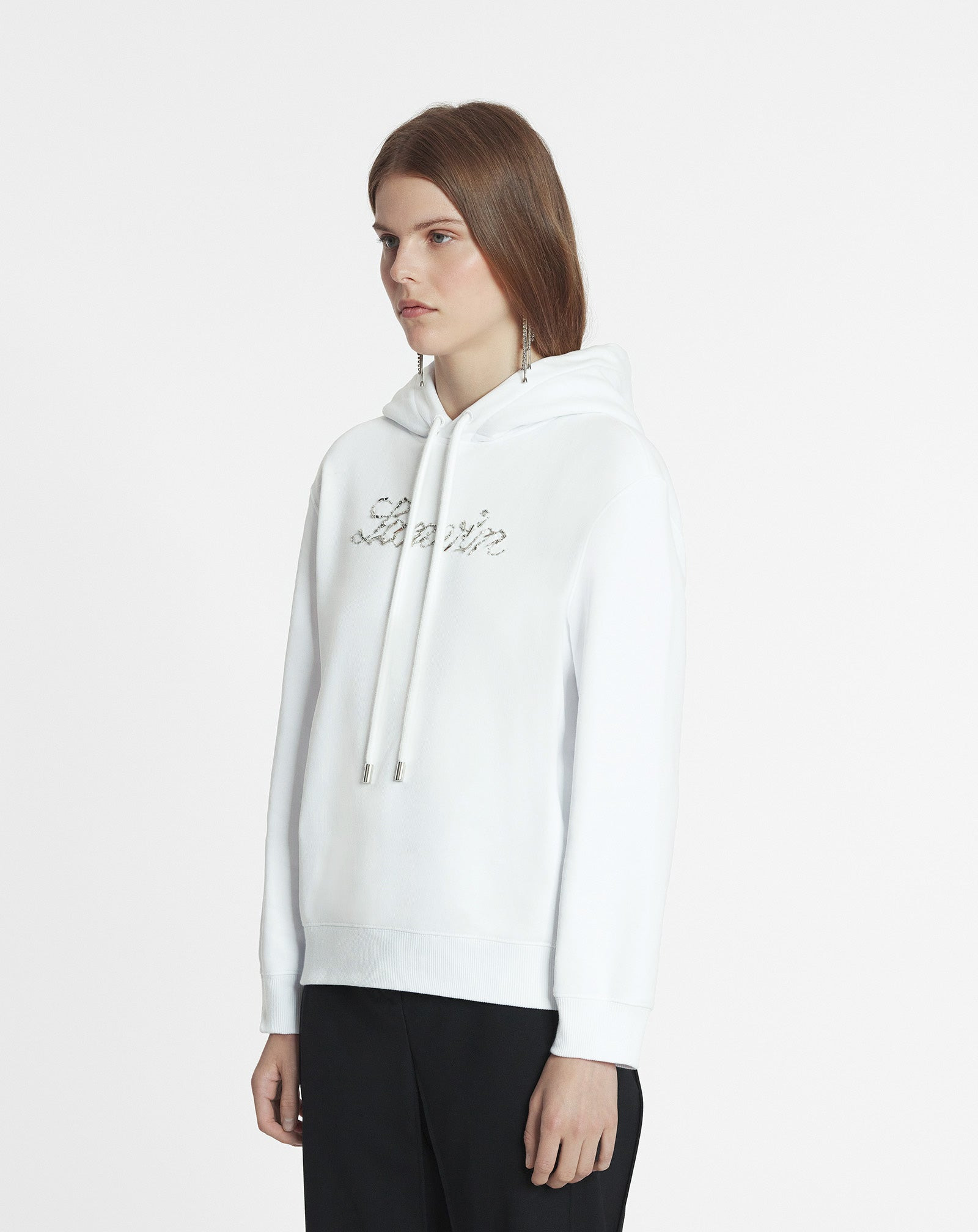 LANVIN BEAD EMBROIDERED HOODIE - 3