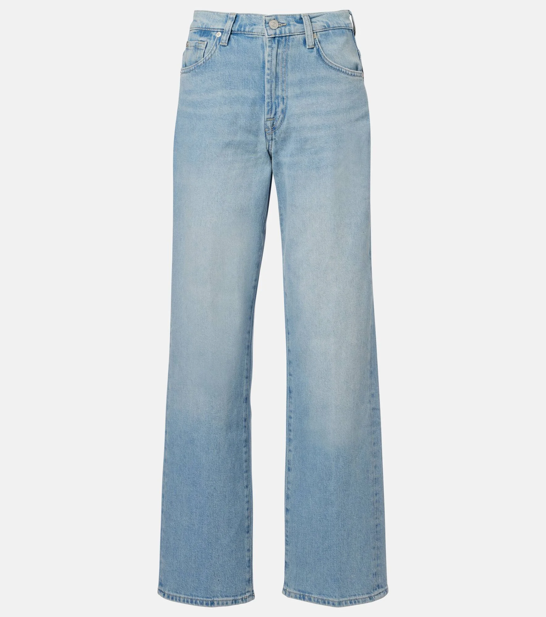 Stovepipe Straight mid-rise straight jeans - 1