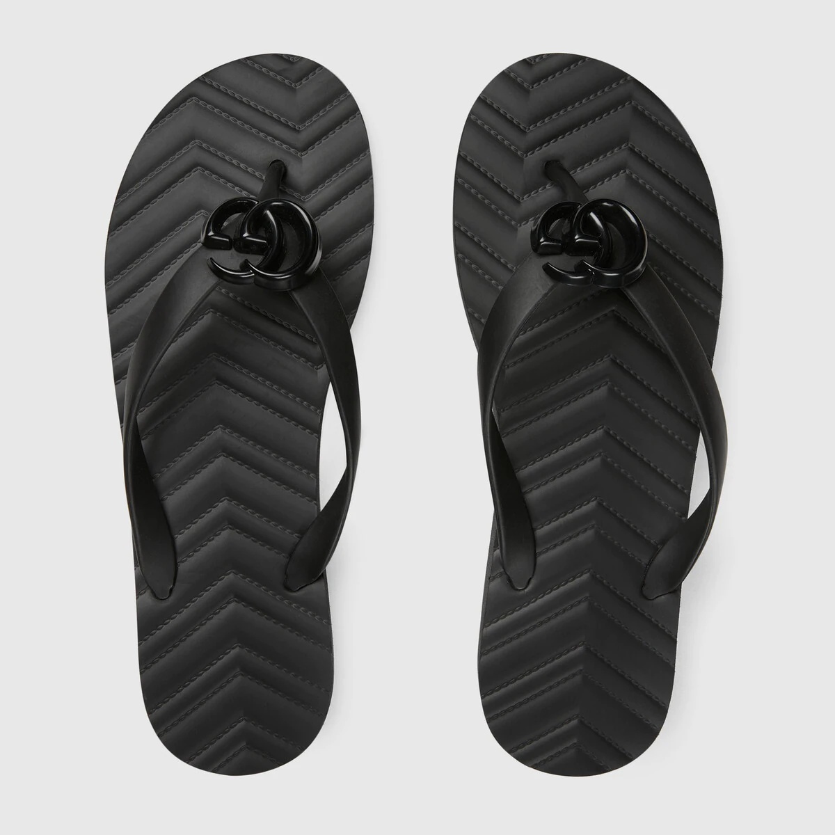 Women's chevron thong sandal - 4