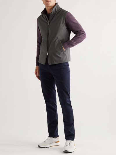 Canali Slim-Fit Rain & Wind Tech-Shell Gilet outlook