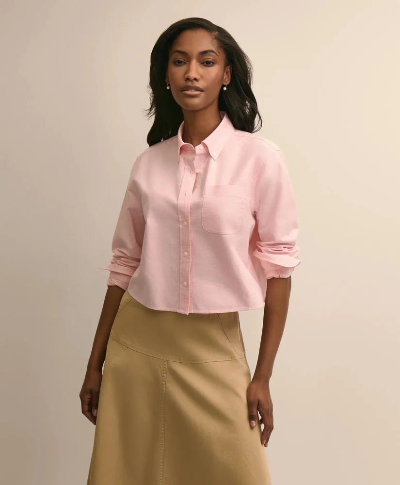 The Cropped Oxford Shirt - 1