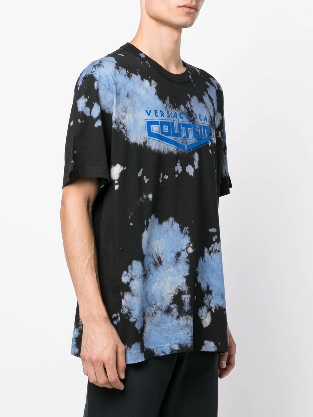 tie-dye logo-print T-shirt - 3