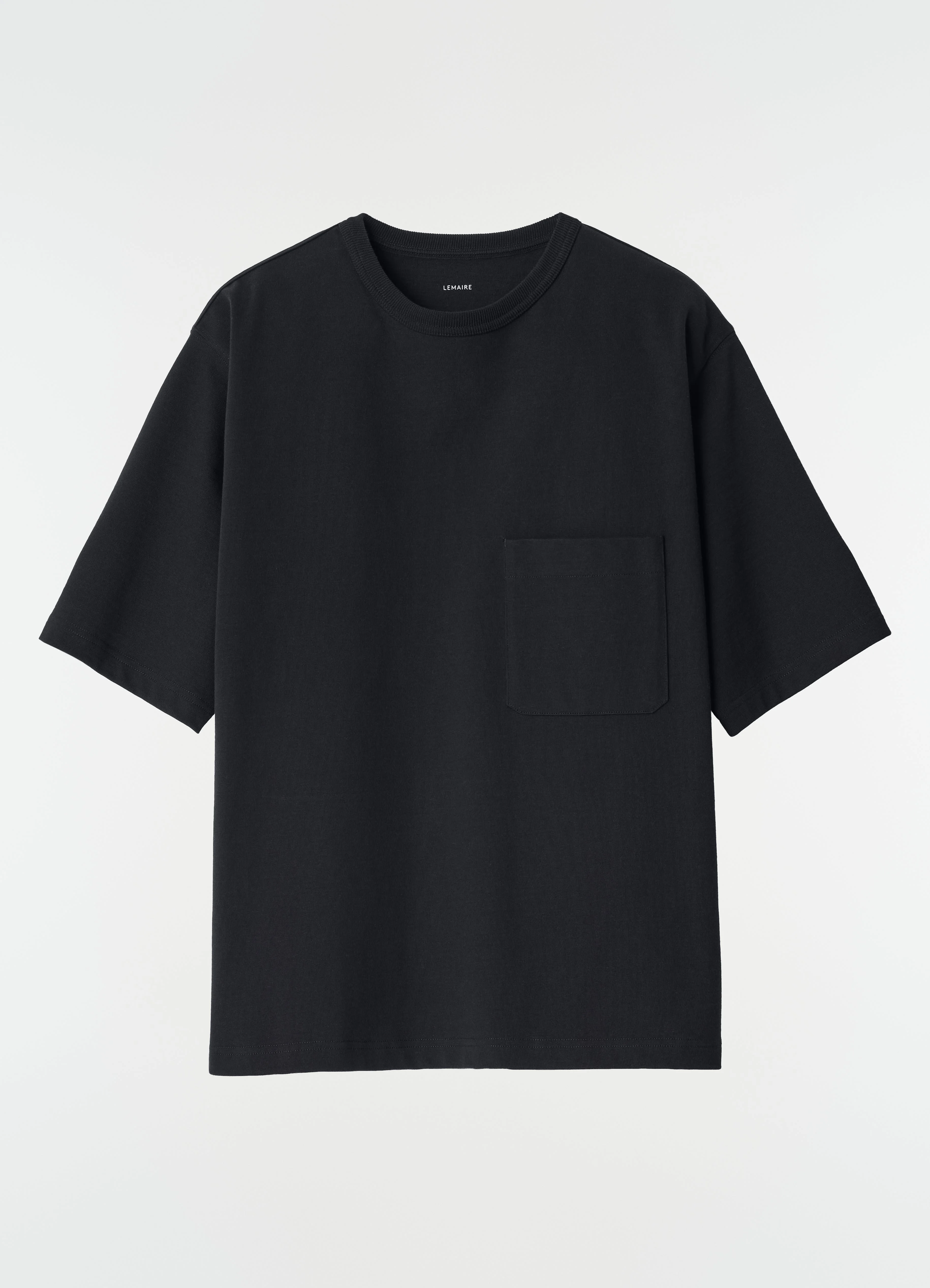 BOXY T-SHIRT IN COMPACT COTTON JERSEY - 1