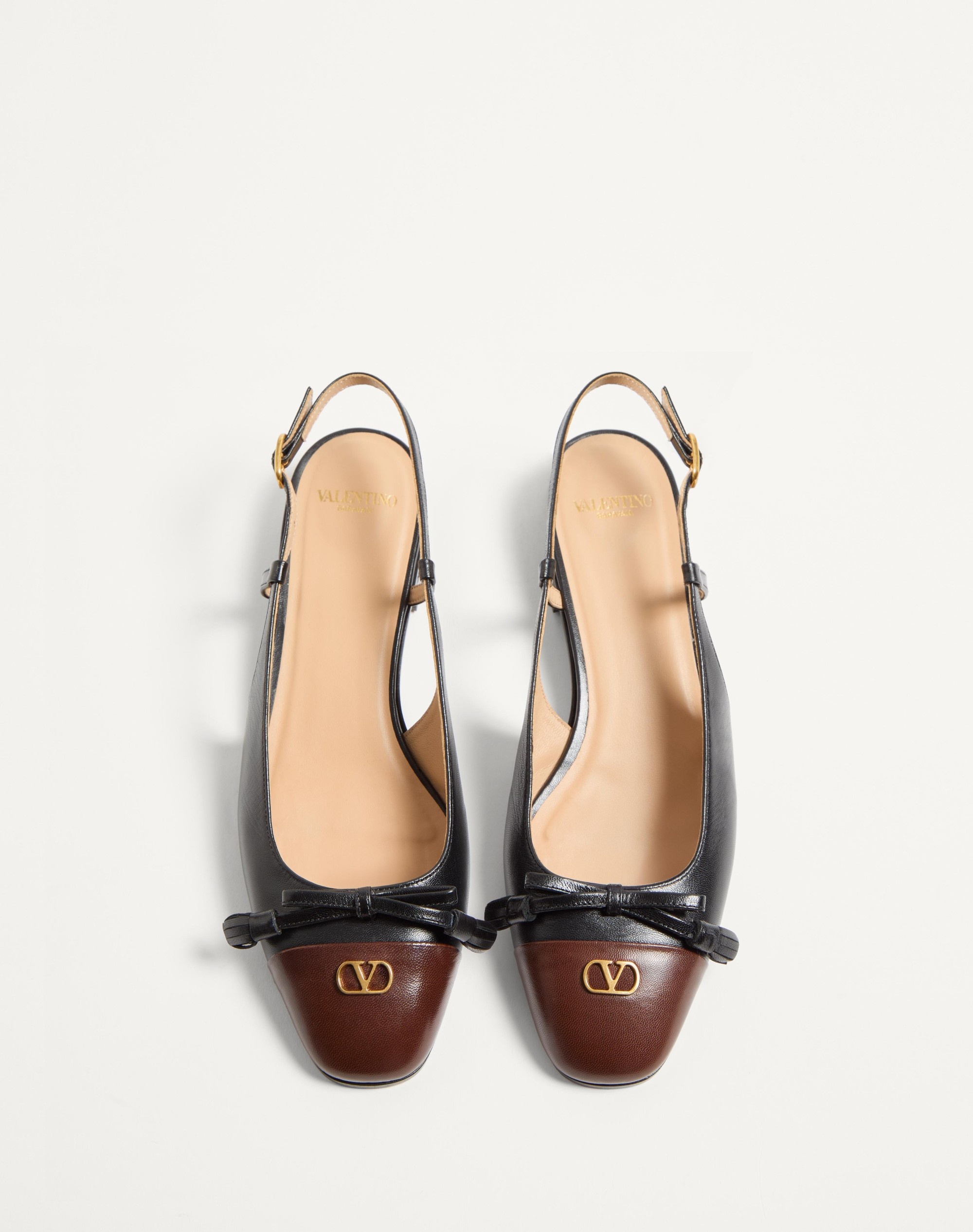 VALENTINO★VALET DU ROI KID SLINGBACK BALLERINA 25MMM Valet Du Roi Kid Slingback Ballerina 25mmm for Woman in Rose