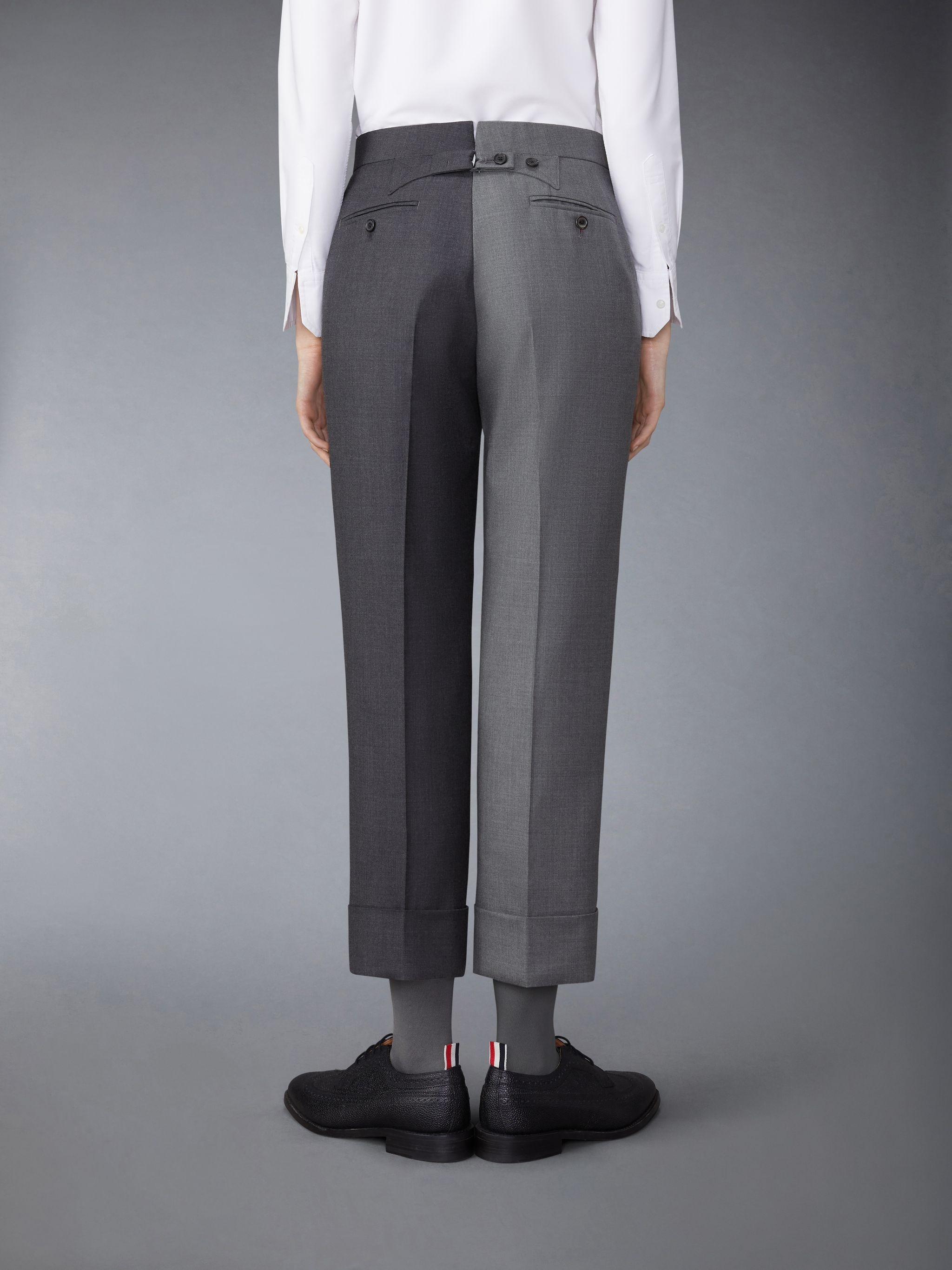 Funmix Twill Classic Back Strap Trousers - 2