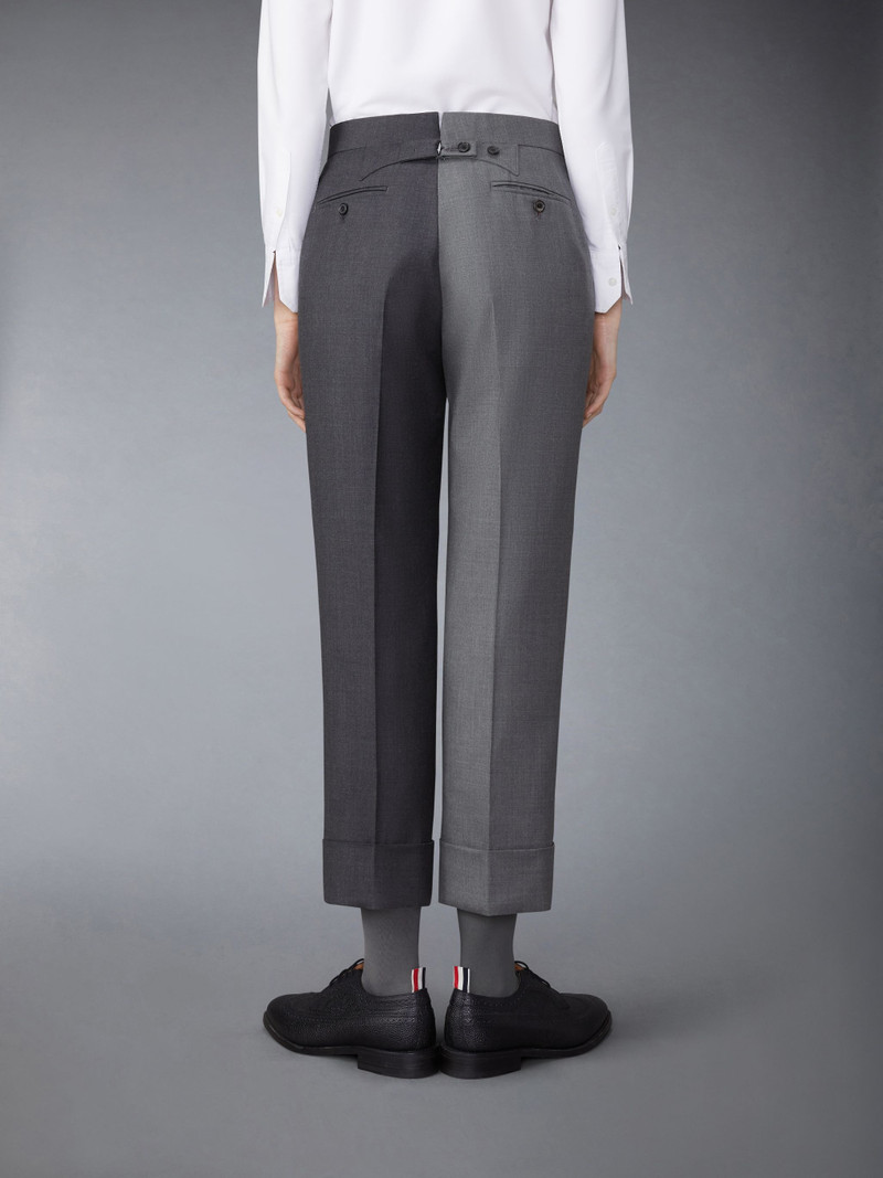 Thom Browne Funmix Twill Classic Back Strap Trousers outlook