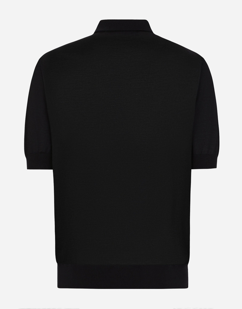 Dolce & Gabbana Extra-fine cashmere polo-shirt outlook