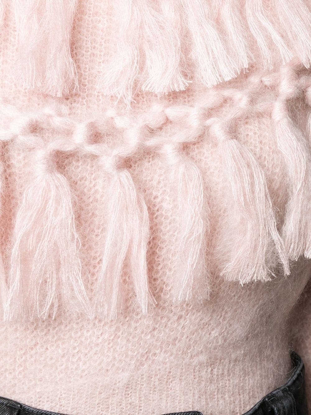 fringe detail jumper - 5