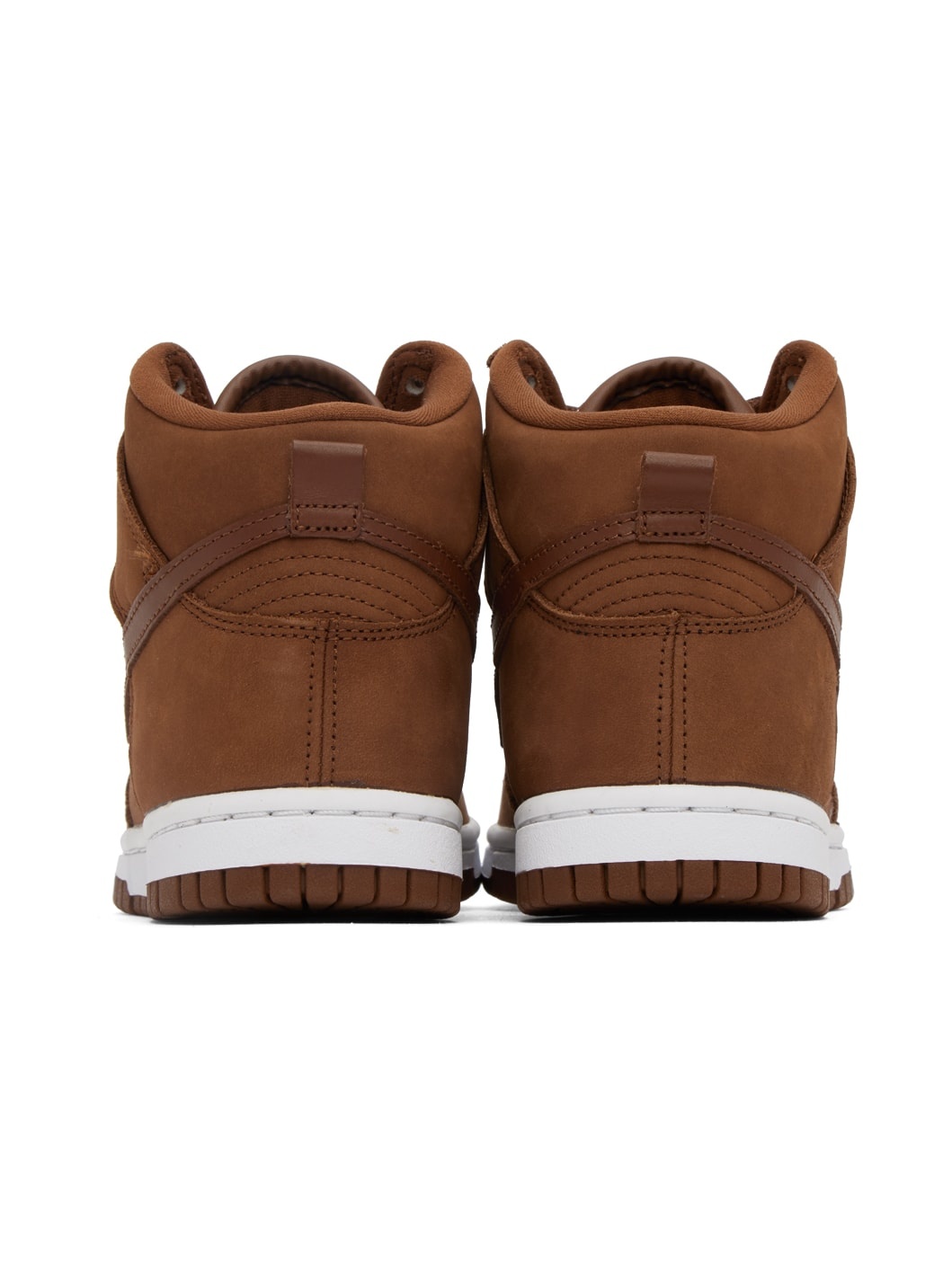 Brown Dunk Premium High Sneakers - 2