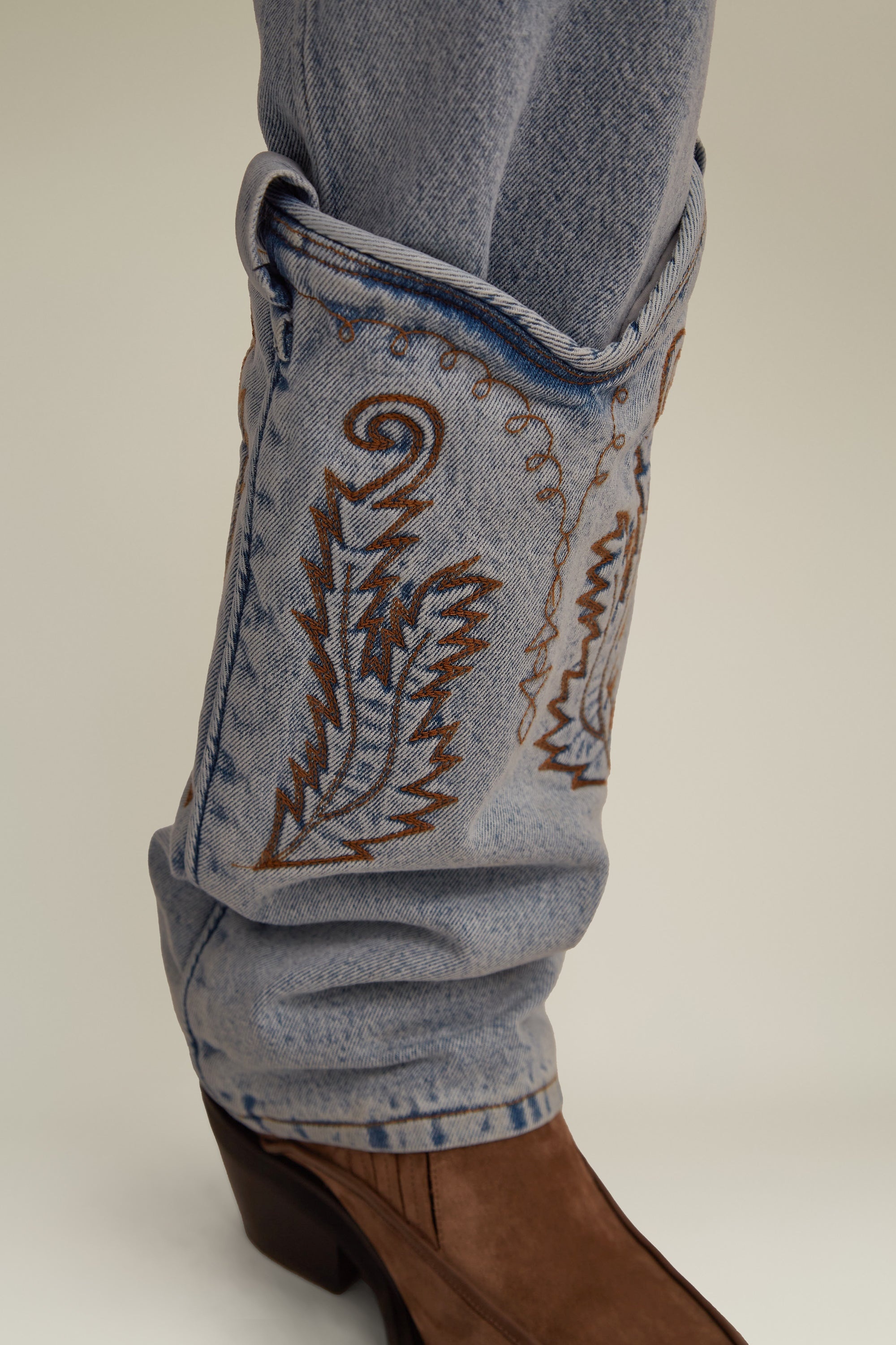 Cowboy Cuff Jeans - 5