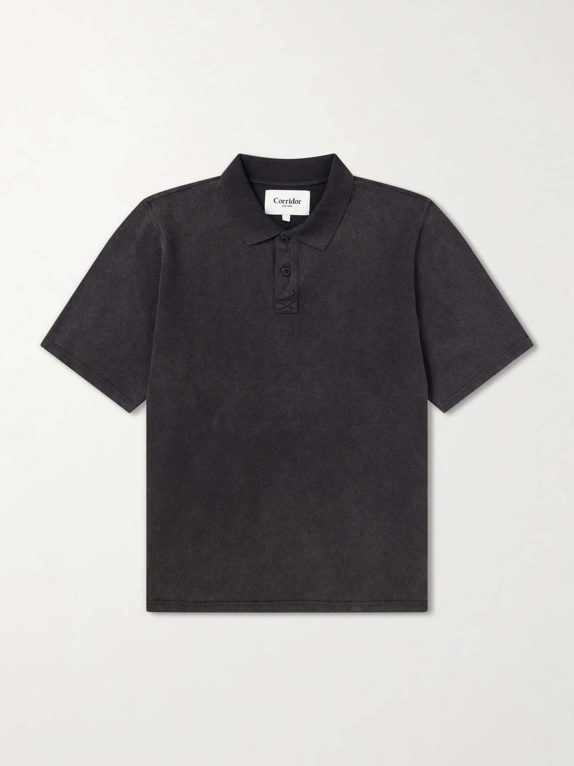 Garment-Dyed Cotton-Piqué Polo Shirt - 1