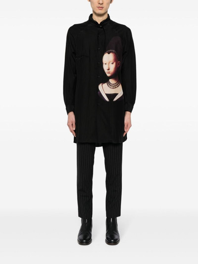 Yohji Yamamoto M-Young Girl silk shirt outlook