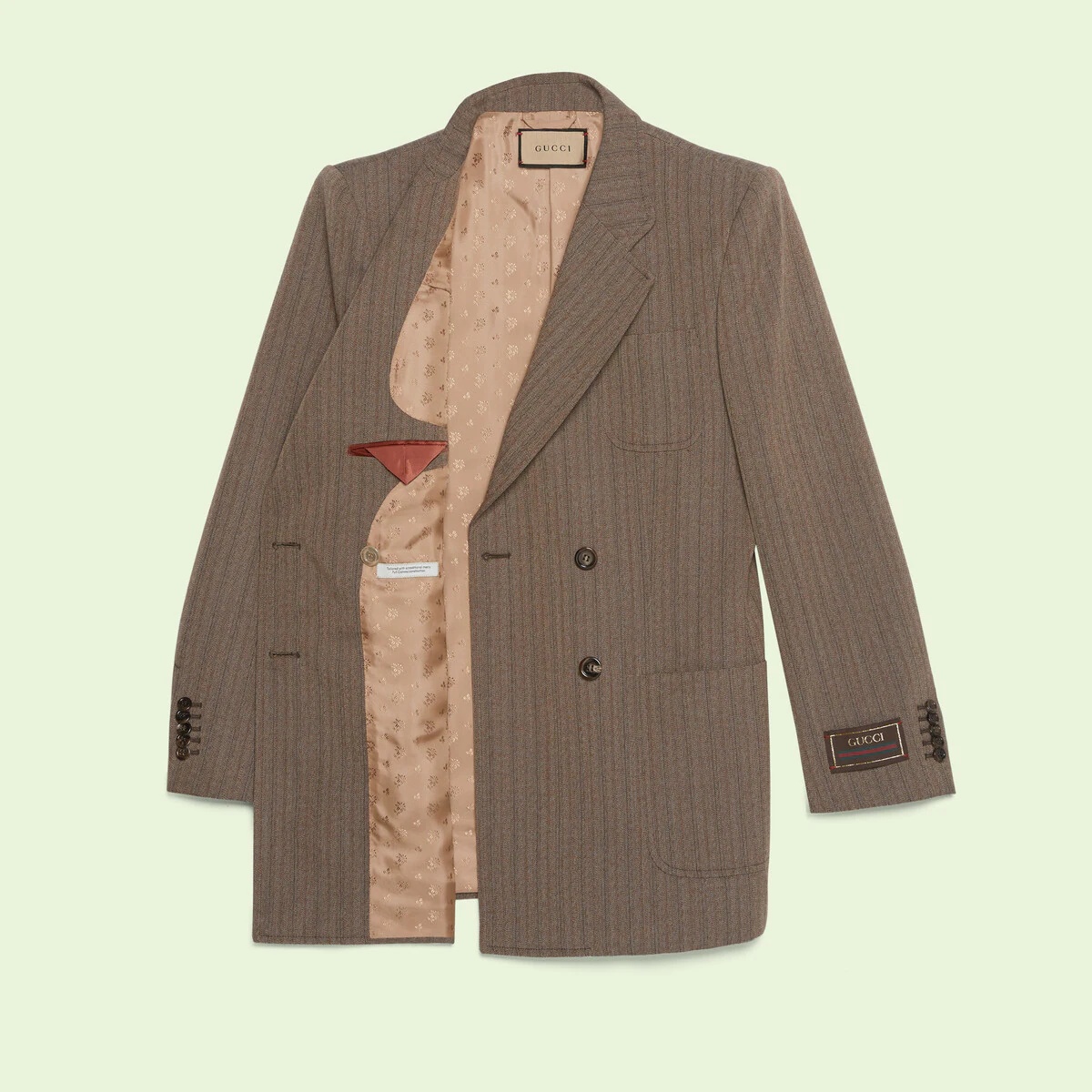 Herringbone wool jacket - 10