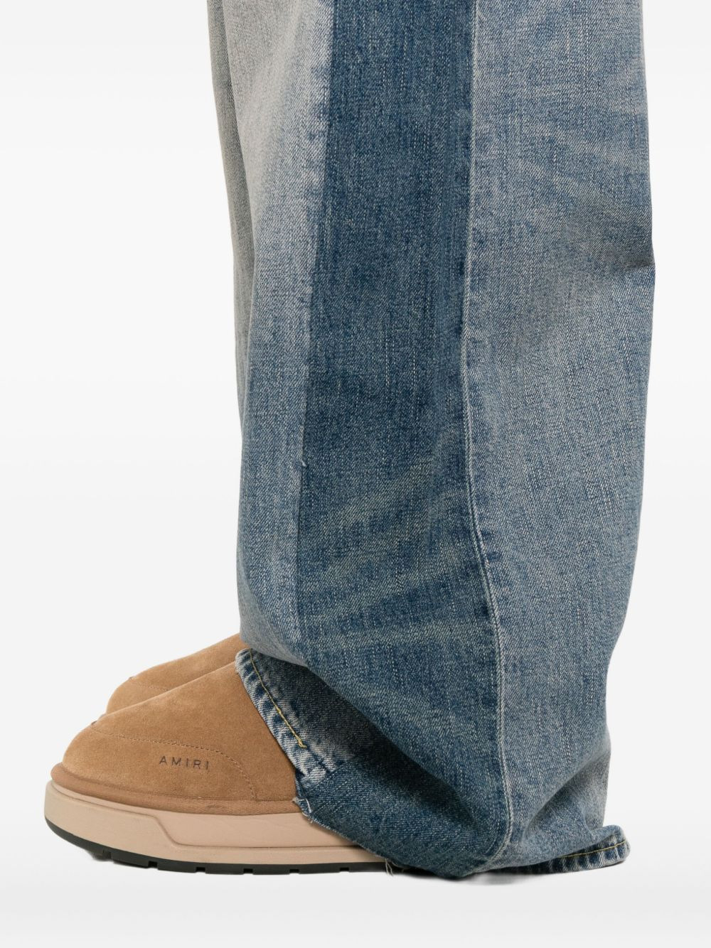 colour-block panelled jeans - 5