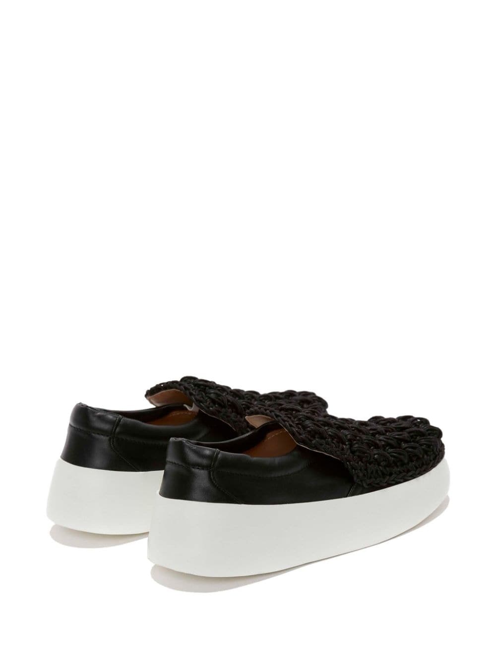 Popcorn leather sneakers - 3