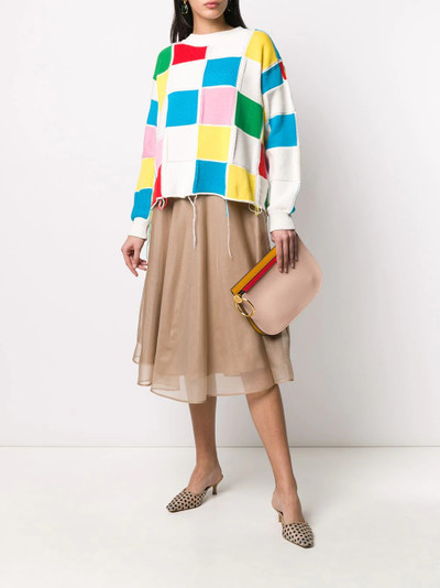 MSGM layered midi skirt outlook