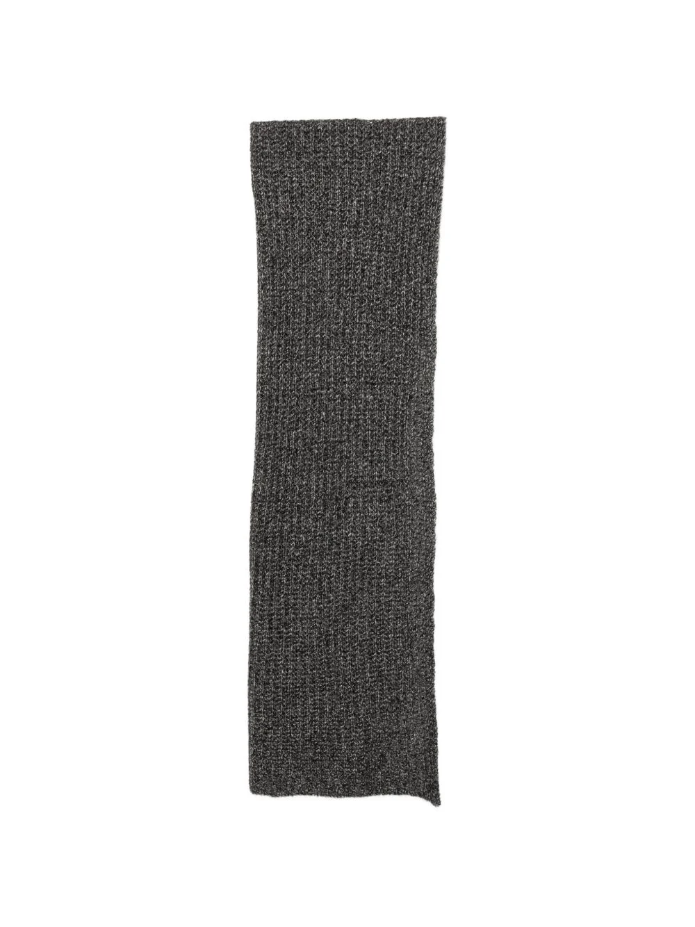 ribbed-knit scarf - 1