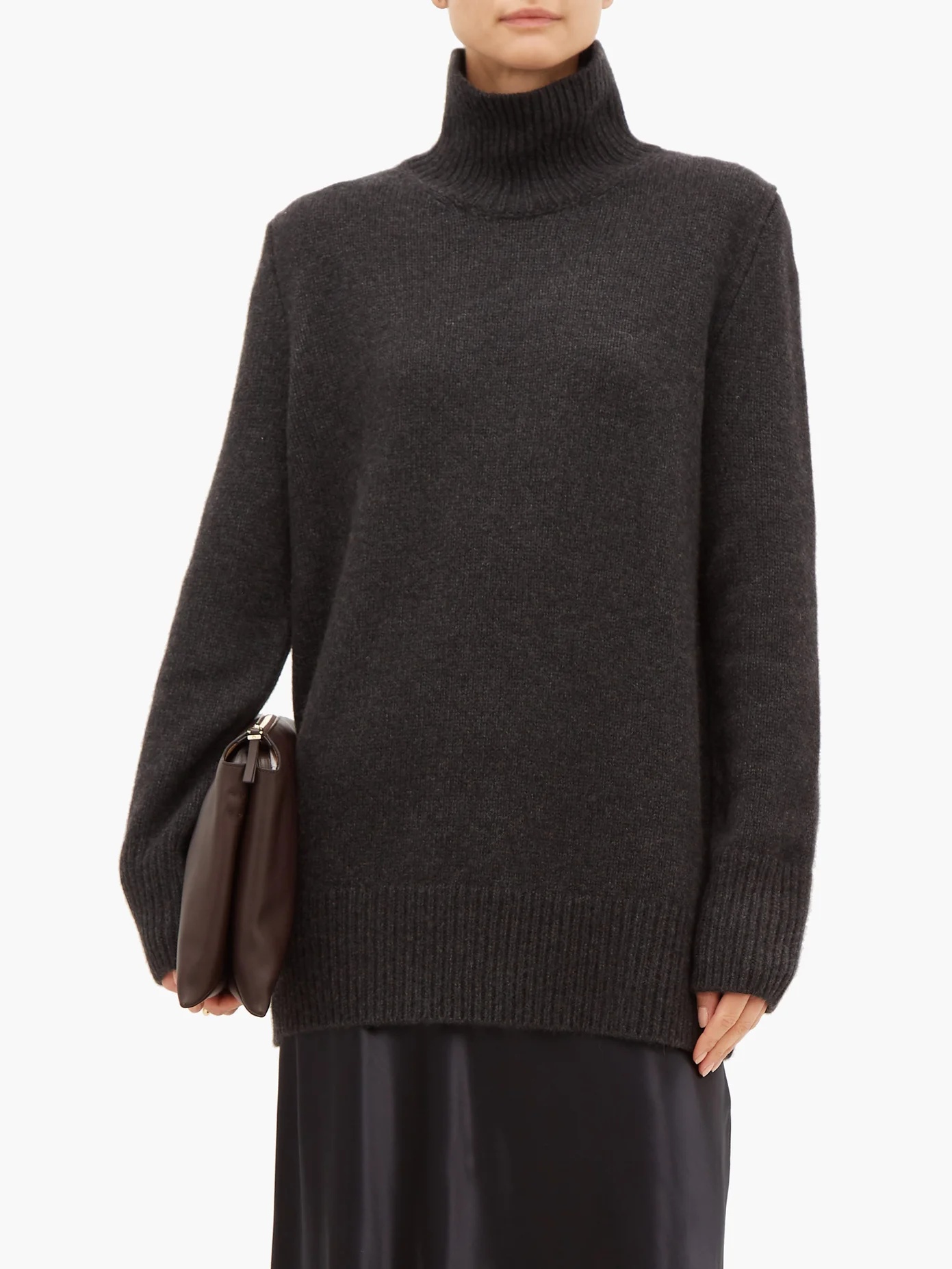 Sadel roll-neck cashmere sweater - 6